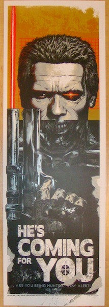 2012 "Terminator" - Silkscreen Movie Poster by Rhys Cooper