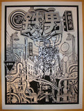 2013 "Tetsuo" - Silkscreen Movie Poster by Jessie Philips