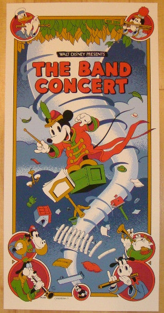 2012 "The Band Concert" - Silkscreen Movie Poster by Cristescu