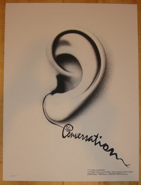 2012 "The Conversation" - Silkscreen Movie Poster by Jay Shaw