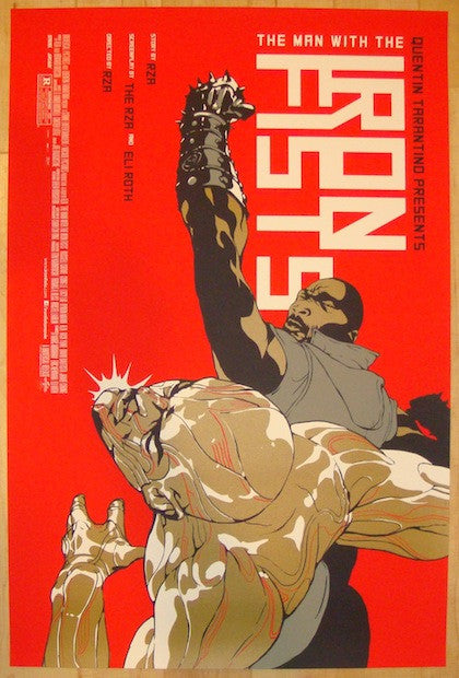 2012 "The Man With The Iron Fists" - Movie Poster by Hanuka