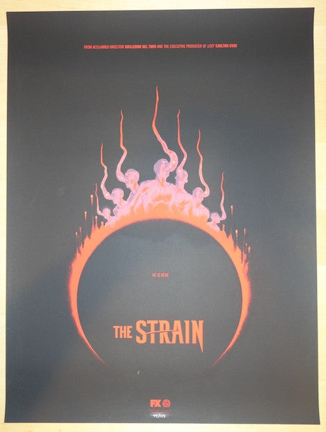 2014 "The Strain" - Version II Movie Poster by Phantom City