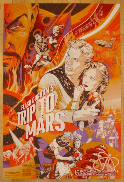 2014 "Flash Gordon's Trip To Mars" - Movie Poster by Ansin