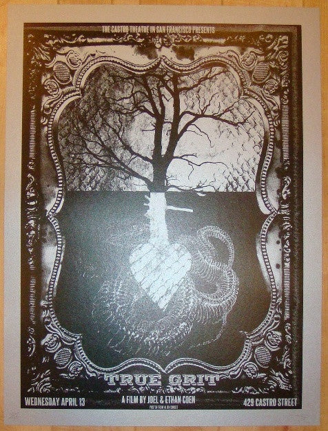 2011 "True Grit" - Silkscreen Movie Poster by David O'Daniel