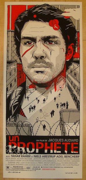 2013 "Un Prophete" - Silkscreen Movie Poster by Tyler Stout