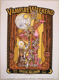 2008 Vampire Weekend Silkscreen Concert Poster by Guy Burwell