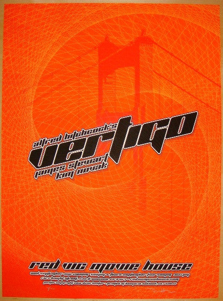 2010 "Vertigo" - Silkscreen Movie Poster by Hunter & Firehouse
