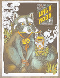 2015 Walk The Moon - Minneapolis Silkscreen Concert Poster by Erica Williams