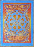 2016 ALO & Steve Kimock - Mill Valley Blue Lenticular Variant Poster by Dave Hunter