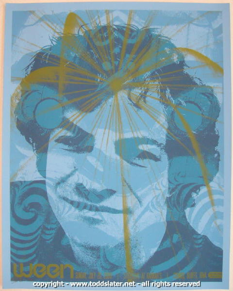 2008 Ween - Iowa Silkscreen Concert Poster by Todd Slater