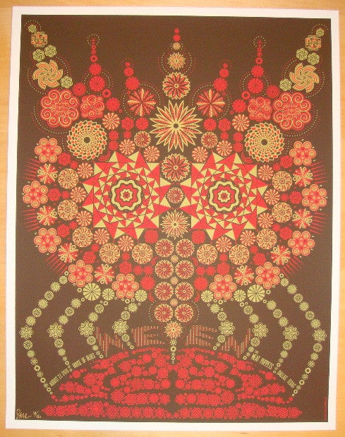2010 Ween - Dallas Silkscreen Concert Poster by Todd Slater