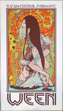 2010 Ween - NYC Silkscreen Concert Poster by Jermaine Rogers