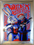 2010 Ween - Sasquatch! Mirror Foil Variant Concert Poster by Justin Hampton