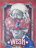 2021 Ween - Philadelphia II Silkscreen Concert Poster by Darin Shock