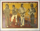 2016 The Who - Oakland Silkscreen Concert Poster by Chuck Sperry