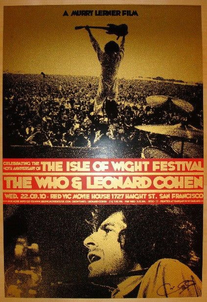2010 "The Isle of Wight Festival" - Movie Poster by Ron Donovan