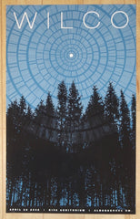 2005 Wilco - Albuquerque Silkscreen Concert Poster by Dan McCarthy