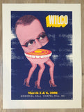 2006 Wilco - Chapel Hill Silkscreen Concert Poster by Methane