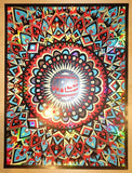 2015 Wilco - Red Rocks Silkscreen Concert Poster by Nate Duval