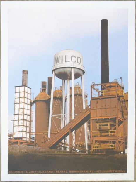 2019 Wilco - Birmingham Silkscreen Concert Poster by Crosshair