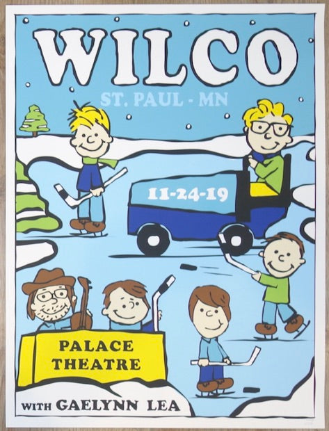 2019 Wilco - St. Paul III Silkscreen Concert Poster by Nick Van Berkum