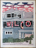 2021 Wilco - San Jose Silkscreen Concert Poster by Kat Lamp