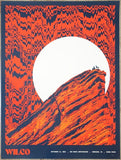 2022 Wilco - Red Rocks Silkscreen Concert Poster by Jose Garcia