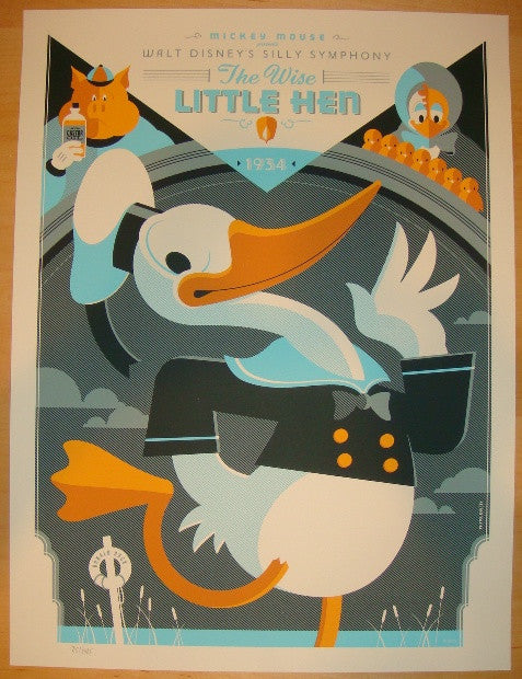 2011 "The Wise Little Hen" - Movie Poster by Tom Whalen