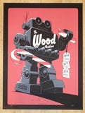 2015 The Wood Brothers - Nashville Silkscreen Concert Poster by Charles Crisler