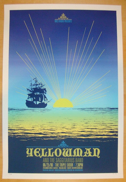 2006 Yellowman - Seattle Silkscreen Concert Poster by Mike Klay